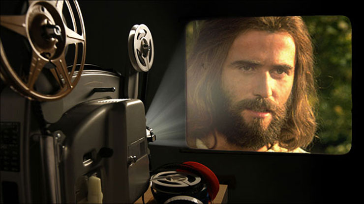 jezus film video projector