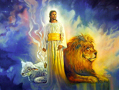 Jezus is lam van God en leeuw van Juda