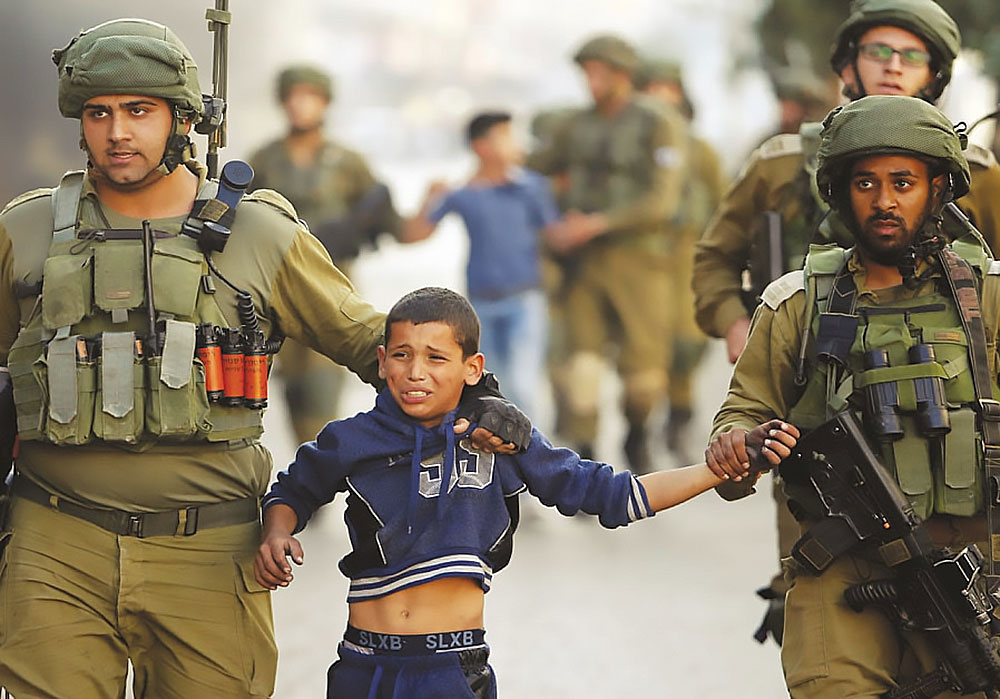 israel arresteert kinderen